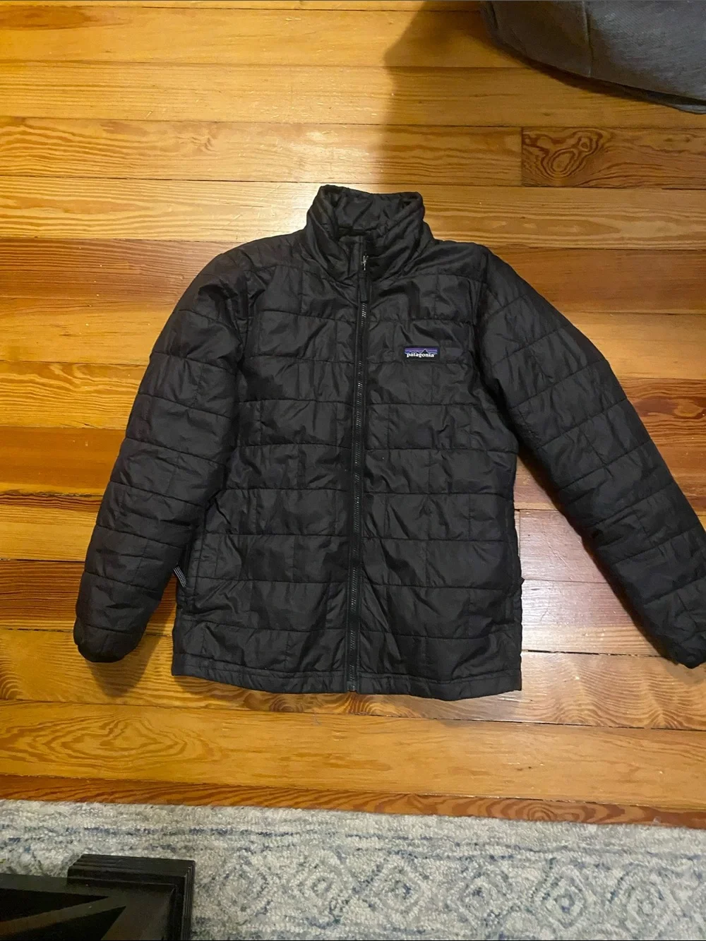 Kids Patagonia Black Puffer Jacket
